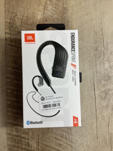 NEW JBL Endurance Sprint Wireless Around-the-Ear Headphones- Black (6922810294455)